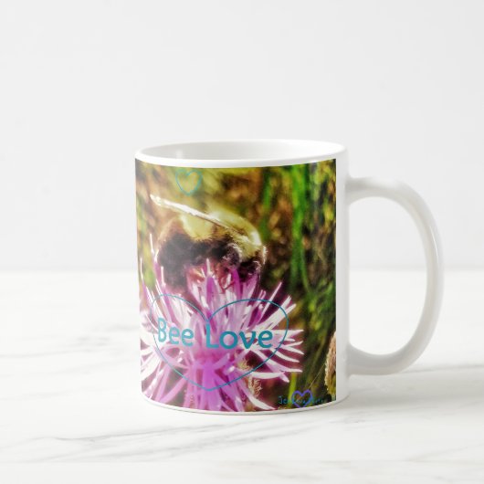 蜂愛<3マグ コーヒーマグカップ (右)