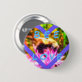 蜂愛MED PIN 缶バッジ (正面&裏面)