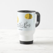 蜂救引用文ことわざスローガン トラベルマグ (正面右)