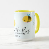 蜂救引用文ことわざスローガン マグカップ (正面右)