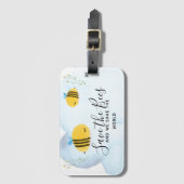 蜂救引用文ことわざスローガン ラゲッジタグ (正面縦)