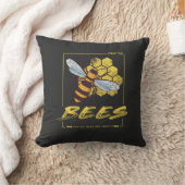蜂救飼主と養蜂家のためのミツバチ クッション (ブランケット)