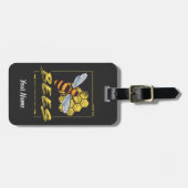 蜂救飼主と養蜂家のためのミツバチ ラゲッジタグ (正面横)