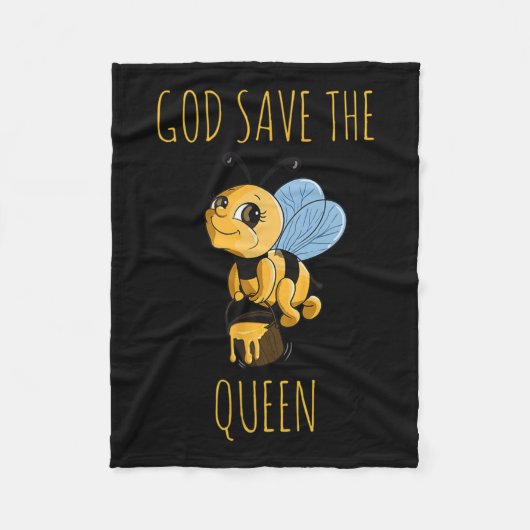 蜂救養蜂家の環境保護_ フリースブランケット (正面)