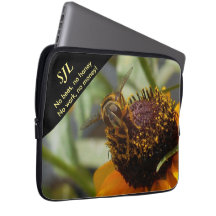 "蜂無し、蜂蜜無し"のネオプレンのラップトップスリーブ