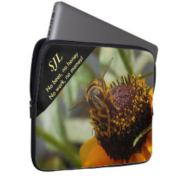 "蜂無し、蜂蜜無し"のネオプレンのラップトップスリーブ ラップトップスリーブ