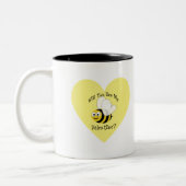 蜂私のバレンタインか。 ツートーンマグカップ (左)