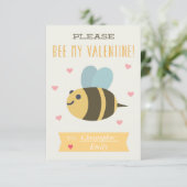 蜂私のバレンタインカード 招待状 (スタンド正面)