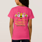 蜂素晴らしい! 100th日(またはスペリングコンテスト!) Tシャツ (裏面)