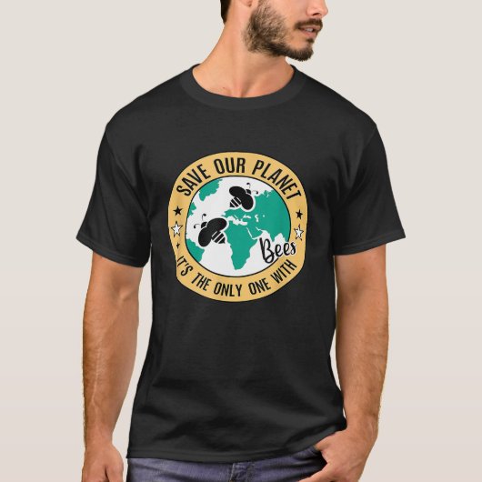 蜂素晴らしの養蜂家のための養蜂家 Tシャツ (正面)
