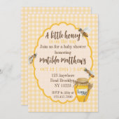 蜂蜜が少し流れている 招待状 (正面/裏面)