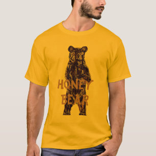 蜂蜜くまのワイシャツ Tシャツ