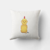 蜂蜜くまの枕 クッション (裏面)