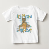 蜂蜜くまの第2誕生日 ベビーTシャツ (正面)