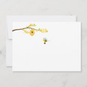 蜂蜜くまはメッセージカードをからかいます ノートカード (裏面)