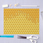 蜂蜜で滴るハニカム 薄葉紙 (クラフト)