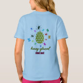 蜂蜜で覆われた甘い肉 Tシャツ (裏面)