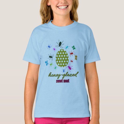 蜂蜜で覆われた甘い肉 Tシャツ (正面)