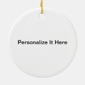 蜂蜜として菓子 セラミックオーナメント (裏面)