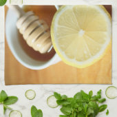 蜂蜜とレモンのキッチンタオル キッチンタオル (折り畳み)