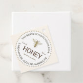 蜂蜜と栄養の事実金ゴールドアイボリーラベル フェイバータグ (インサイチュ)