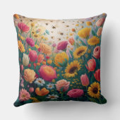 蜂蜜と花 クッション (裏面)