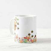 蜂蜜と花 コーヒーマグカップ (正面左)