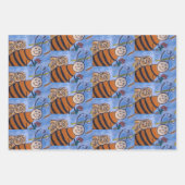 蜂蜜と花 ラッピングペーパーシート (正面2)