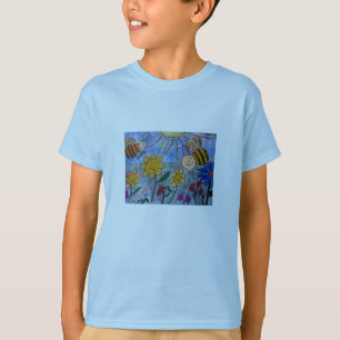 蜂蜜と花 Tシャツ