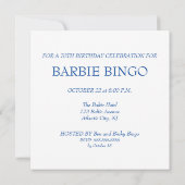 蜂蜜に近い流れる抽象芸術 招待状 (裏面)