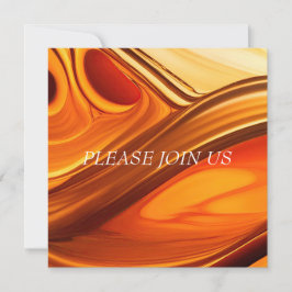 蜂蜜に近い流れる抽象芸術 招待状