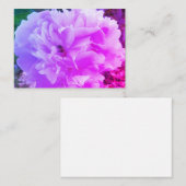 蜂蜜のかかった牡丹の花 エンクロージャーカード (正面/裏面)