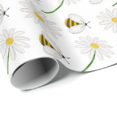 蜂蜜のまわりに格言パターン ラッピングペーパー (ロールコーナー)