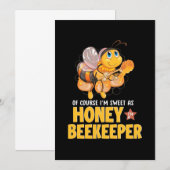 蜂蜜のように優しい養蜂家です 招待状 (正面/裏面)