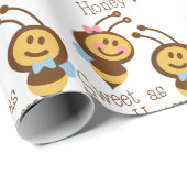 蜂蜜のように甘い男の子と女の子 ラッピングペーパー (ロールコーナー)