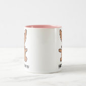 蜂蜜のバニーのマグ ツートーンマグカップ (中央)