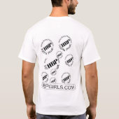 蜂蜜のバニーの生産 Tシャツ (裏面)