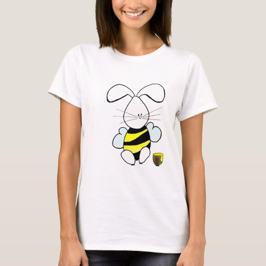 蜂蜜のバニーのTシャツ Tシャツ (正面)