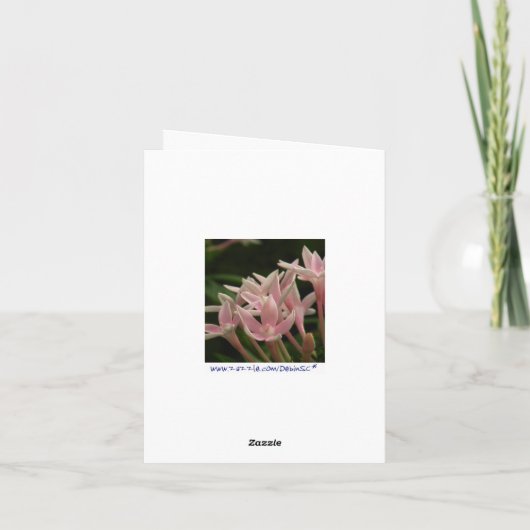 蜂蜜のバラのつぼみの母の日カード カード (裏面)