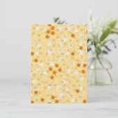 蜂蜜のマリーゴールドの結婚式セット 招待状 (スタンド正面)