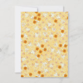 蜂蜜のマリーゴールドの結婚式セット 招待状 (正面)