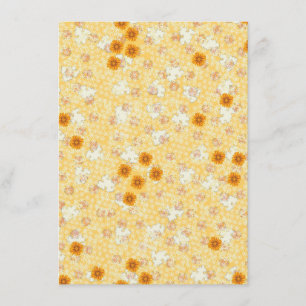 蜂蜜のマリーゴールドの結婚式セット 招待状