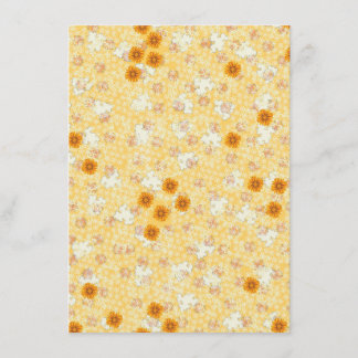 蜂蜜のマリーゴールドの結婚式セット 招待状