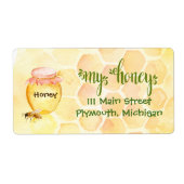 蜂蜜の出荷ラベル ラベル (正面)