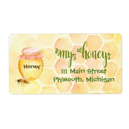 蜂蜜の出荷ラベル ラベル