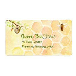 蜂蜜の出荷ラベル ラベル