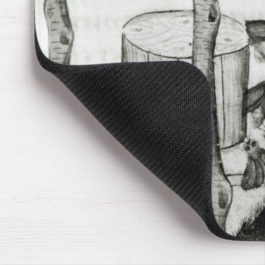 蜂蜜の収集 マウスパッド (コーナー)