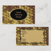 蜂蜜の名刺 名刺 (正面/裏面)