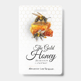 蜂蜜の売り手 – 養蜂家 バッジ