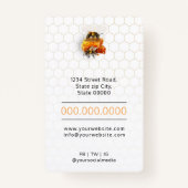 蜂蜜の売り手 – 養蜂家 バッジ (裏面)